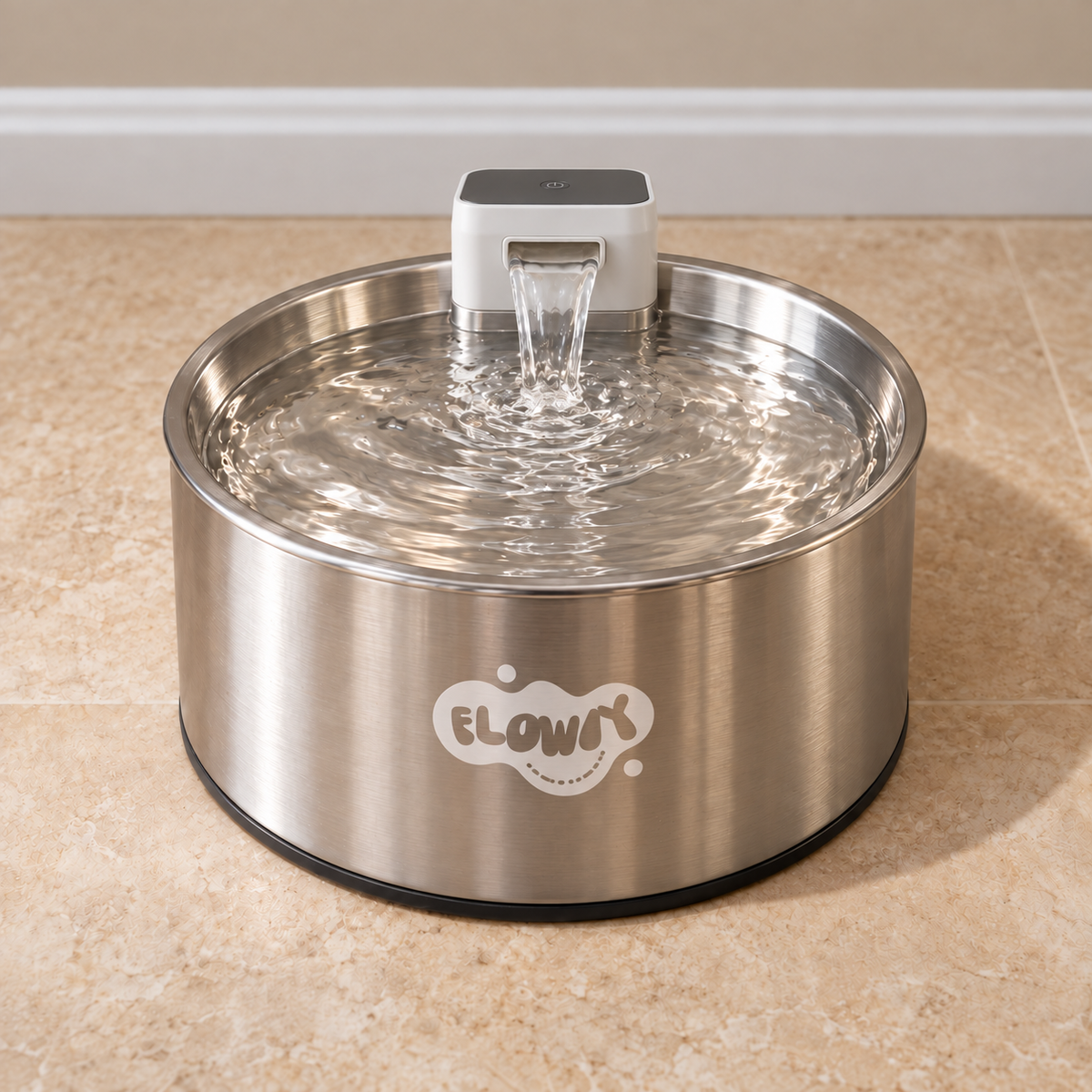 Fill with fresh water